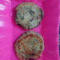 Cooksnap dari Dapur Isyan untuk resep Roti Maryam/Canai/Parata Coklat (tanpa telur tanpa susu)