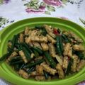 Cooksnap dari Uwie untuk resep Tumis tempe kacang panjang