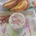 Chaitali Kundu Kamal's cooksnap of when they made বনানা আলমন্ড মিল্কশেক(Banana almond milkshake recipe in Bengal).