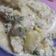 El cooksnap de Rocío Mercado cuando hizo Filet de merluza en colchón de papas con salsa crema roquefort.