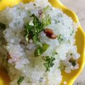 Somya Gupta's cooksnap of when they made Ratalu sabudana khichdi.