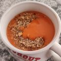 El cooksnap de Paola Lozano Zafra cuando hizo Crema de pimientos rojos.