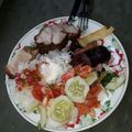 El cooksnap de Silvia Balanda cuando hizo Ensalada de rúcula, tomates cherry y parmesano.