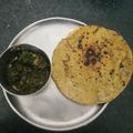 Bina Talati's cooksnap of when they made ઓળો ને રોટલો (Oro Rotlo Recipe In Gujarati).