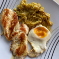 El cooksnap de Laura Ligero Baldomero cuando hizo Calabacín al curry con huevo a la plancha.