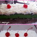 Cooksnap dari Umaya untuk resep Brownis Kukus Coklat Pandan
