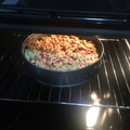 El cooksnap de Paula Gomez cuando hizo Kuchen de miga aleman (StreuselKuchen) de frambuesas.