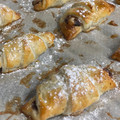 El cooksnap de Elena cuando hizo Croissant relleno de chocolate blanco y Oreo.