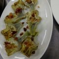 El cooksnap de josi E. cuando hizo Alcachofas con ajillo y jamón.
