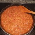El cooksnap de Noelia L cuando hizo Salsa boloñesa.