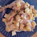 El cooksnap de marie_baires cuando hizo Pollo al verdeo con papas a la crema.