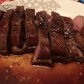 El cooksnap de Ainoa Doñas cuando hizo Magret de pato con miel y tomillo.