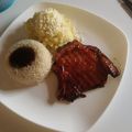 El cooksnap de Saúl Chacón cuando hizo Chuletas ahumadas en salsa agridulce de limón.