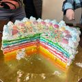 Barta Dzsenifer Cooksnap-ja, amikor elkészítette a(z) Szivárvány torta receptet.