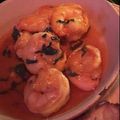 Cooksnap de R F quando cozinhou Camarão à Guilho.