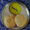 Khushi Singh's cooksnap of when they made Aloo matar aur tamatar ki sabji.
