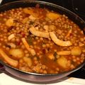 El cooksnap de pablo cuando hizo Garbanzos con bacalao.