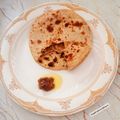 Padam_srivastava Srivastava का कुकस्नैप जब उन्होंने सत्तू स्टाफ़ पराठा (sattu stuffed paratha recipe in Hindi) बनाया था।