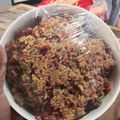 El cooksnap de Oscar Burguez cuando hizo Arroz con hígado de pollo.