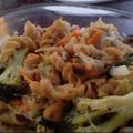 El cooksnap de Noelia Agaras cuando hizo Coliflor y brócoli con plumas.