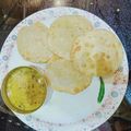 Barnali Saha's cooksnap of when they made ছোলার ডাল (cholar dal recie in Bengali).