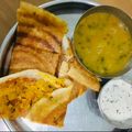Hirva Doshi's cooksnap of when they made મૈસુર મસાલા ઢોસા (Mysore Masala Dosa Recipe In Gujarati).