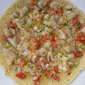 Dipika Bhalla का कुकस्नैप जब उन्होंने मसाला पापड़ (Masala papad recipe in hindi) बनाया था।