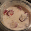 El cooksnap de Alejandra Gomez cuando hizo Desayuno en frasco para llevar light con yogur y avena.