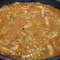 El cooksnap de Disfruta cocinando con Fernando cuando hizo Paella con gamba y cigala.