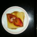 El cooksnap de Esther Carolina Almanzar cuando hizo Flan de calabaza acondicionado.