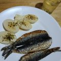 El cooksnap de ALBA FERN cuando hizo Xoubas (sardinillas) fritas en harina de maíz.