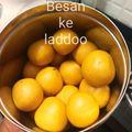 Gunjankevyanjan's cooksnap of when they made Besan ke Laddoo.