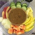Cooksnap dari Yunafi'atul Aniroh untuk resep SAMBAL RUJAK BUAH / 🍍Sambal Lotis🍍