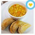 El cooksnap de Cynthia (Peti) cuando hizo Locro vegano con lentejas.