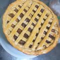 El cooksnap de Fiorela Giraldes Chuquimajo cuando hizo Pie de manzana 🍎.