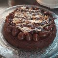 El cooksnap de Marcela Franco cuando hizo Torta brownie.