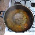 El cooksnap de Lorena Melimaci cuando hizo Carne a la olla (mendocina).