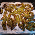 El cooksnap de sckandey cuando hizo Pimientos verdes asados horno.