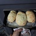 El cooksnap de Nicolás Clavijo cuando hizo Pan casero.