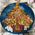 El cooksnap de Bea cuando hizo Árbol de Navidad de hojaldre y crema de cacao.