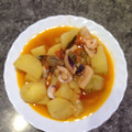 El cooksnap de victor cuando hizo Patatas guisadas con chocos.