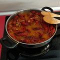 El cooksnap de edu cuando hizo Cangrejos de río en salsa.