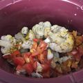 El cooksnap de Isabel Medina cuando hizo Coliflor con tomate,cúrcuma y hierbas provenzales (olla de cocción lenta-slow cooker-CrockPot)..