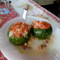 El cooksnap de Erica Eliana cuando hizo Zapallitos Verdes Rellenos En salsa de tomate.