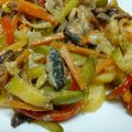 El cooksnap de Juli Cocina Saludable cuando hizo Verduras salteadas con hongos.