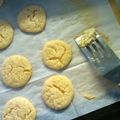 Toffy's cooksnap of when they made Three (3) ingredient Whoopie Pie (orange cycle flavor) yum.