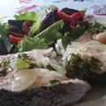 El cooksnap de Patri cuando hizo Salmón al papillote.