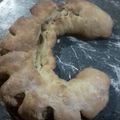 El cooksnap de Karina Becerra cuando hizo Rosca de chicharrón.