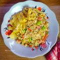 Cooksnap dari Mita.W#MommyFayzel# untuk resep Nasi Goreng Pete Mentega