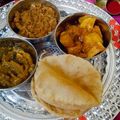 Rashmi का कुकस्नैप जब उन्होंने करवा चौथ स्पेशल थाली (बिना लहसुन प्याज़ के सात्विक) बनाया था।